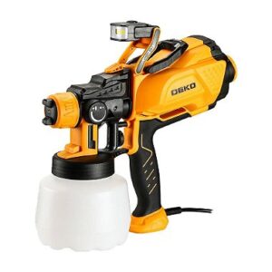 Pistola de Pintura Pulverizadora 600W 1200ml 127V Luz de LED com 3 Bicos e Acessórios - deko